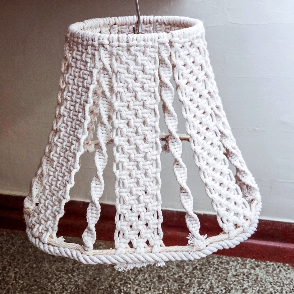 Macrame Lampshade handmade